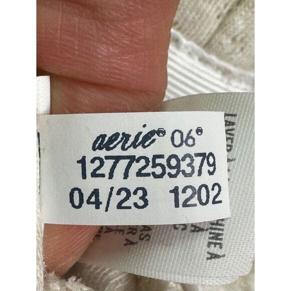 OFFLINE by AERIE Summer Lights Terry Jogger Oatmeal, Sz L - Picture 12 of 12